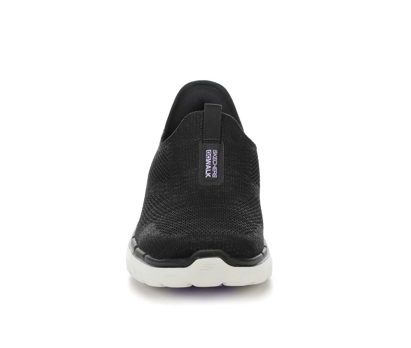 Brand new ๐ Women's Skechers Go GO WALK 6 Quick 124569 Slip-ins Walking ๐ Shoes Black/Lavender โ 7 Brand new ๐ Women's Skechers Go GO WALK 6 Quick 124569 Slip-ins Walking ๐ Shoes Black/Lavender โ - Image 5