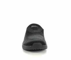 Coupon 💯 Women's Skechers Commute Time 100310 Mule 👟 Sneakers Black 😉 -DC Shoes - shop 4 596
