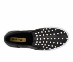 Flash Sale 🧨 Women's Nine West Lovie Slip-On 👟 Sneakers Black 🔔 -DC Shoes - shop 4 655