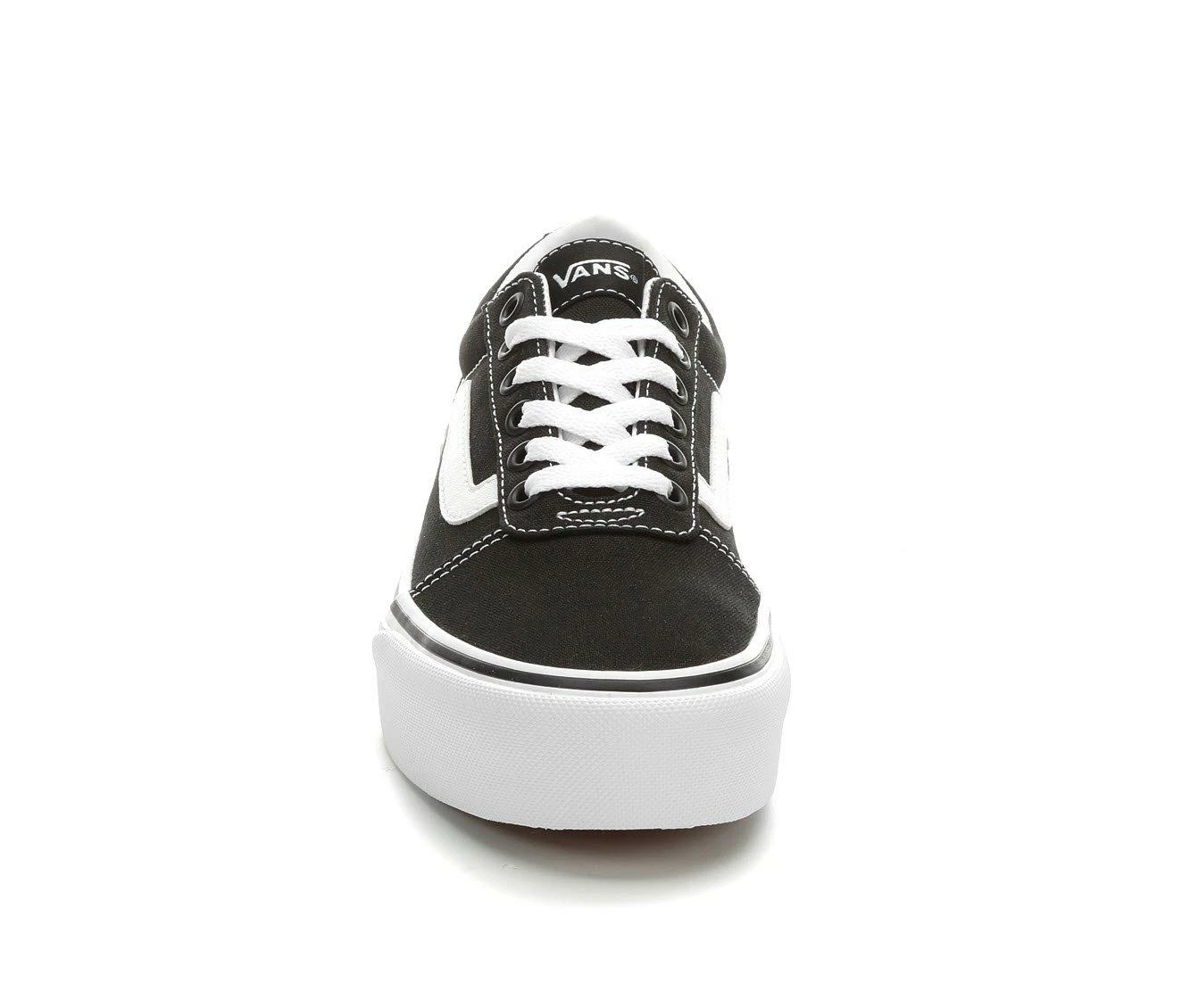 New โจ Women's Vans Ward Platform Skate ๐ Shoes Black/White ๐ฅฐ 6 New โจ Women's Vans Ward Platform Skate ๐ Shoes Black/White ๐ฅฐ - Image 5