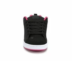 Best Sale 💯 Women's DC Court Graffik Skate 👟 Shoes Black/Pink 💯 -DC Shoes - shop 4 725