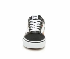 Wholesale 👏 Women's Vans Ward Checker Skate 👟 Shoes Bk/Wh/Butterfly ⌛ -DC Shoes - shop 4 93
