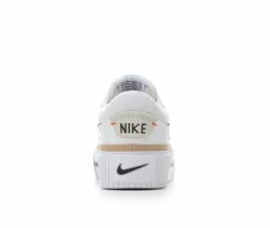 Discount 🎁 Women's Nike Court Legacy Lift Platform 👟 Sneakers Wht/Blk/Brn 🤩 -DC Shoes - shop 5 1