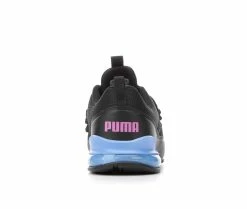 Outlet 💯 Women's Puma Riaze Prowl SH Fade 👟 Sneakers Black/Lt Blue 🎉 -DC Shoes - shop 5 119