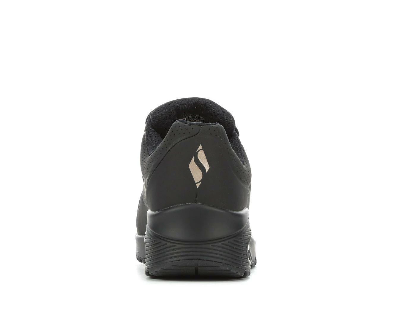 New ๐ฅฐ Women's Skechers Street Uno Stand On Air 73690 Wedge ๐ Sneakers Black Mono ๐ 8 New ๐ฅฐ Women's Skechers Street Uno Stand On Air 73690 Wedge ๐ Sneakers Black Mono ๐ - Image 6