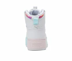 Brand new 🔥 Women's Puma Karmen Rebelle Mid Exotics 👟 Sneakers White/White ⌛ -DC Shoes - shop 5 303