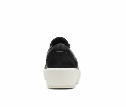 Budget 💯 Women's Clarks Layton Rae Fashion 👟 Sneakers Black Leather 😀 -DC Shoes - shop 5 310