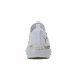 Budget 🌟 Women's Puma Betterfoam Adore Pearlized 👟 Sneakers White/Gold 😀 -DC Shoes - shop 5 353
