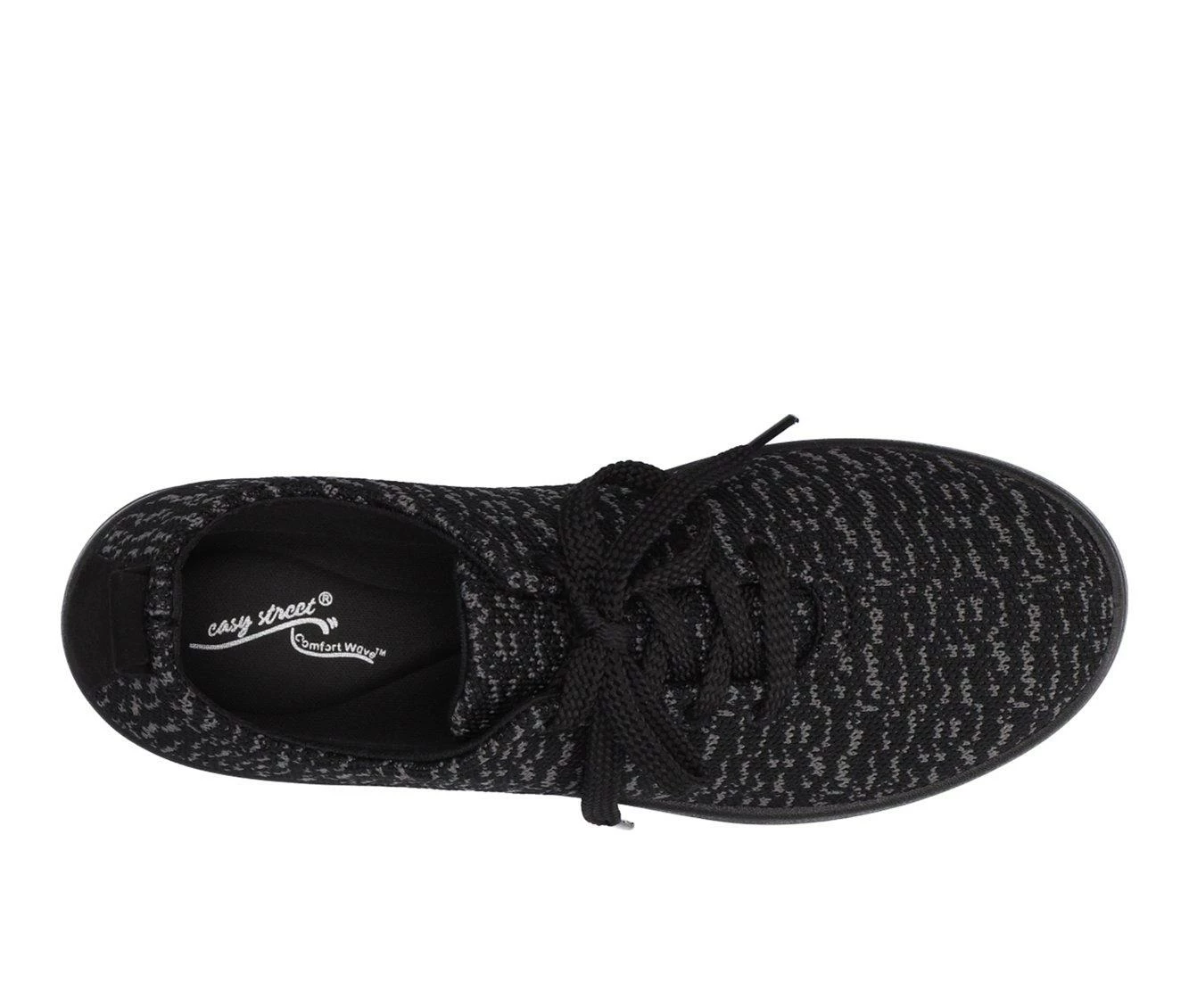 New ๐ฅฐ Women's Easy Street Command Casual ๐ Sneakers Black/Grey Knit ๐งจ 8 New ๐ฅฐ Women's Easy Street Command Casual ๐ Sneakers Black/Grey Knit ๐งจ - Image 6