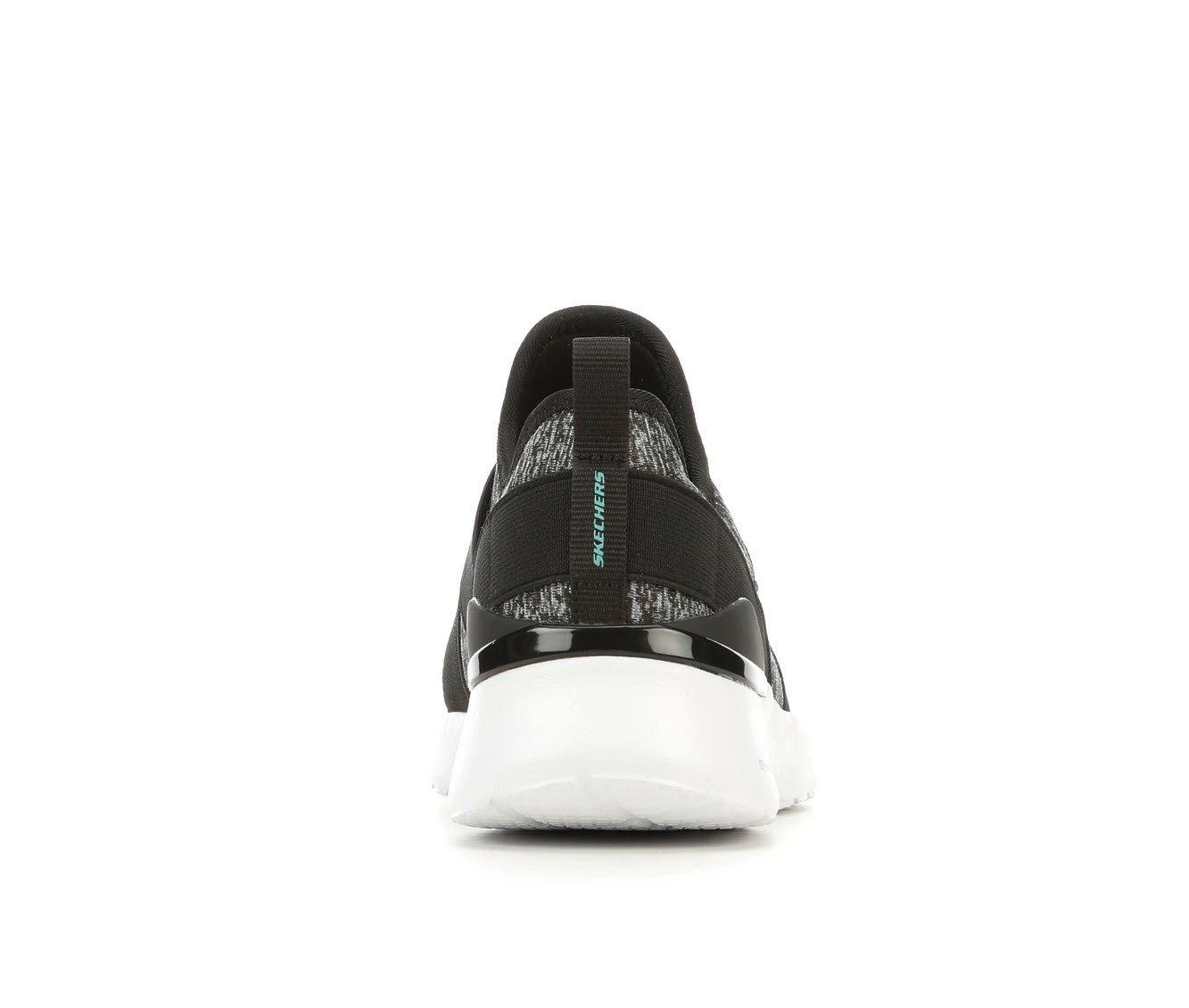 Wholesale ๐งจ Women's Skechers 149345 Air Dynamite Big Step Slip-On ๐ Sneakers Black/Gray/Turq ๐ 8 Wholesale ๐งจ Women's Skechers 149345 Air Dynamite Big Step Slip-On ๐ Sneakers Black/Gray/Turq ๐ - Image 6